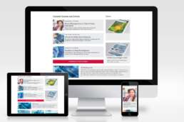 ECPM Basel, neue Website, Module Startseite