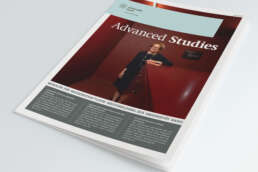 Gestaltung Magazin Advanced Studies Cover